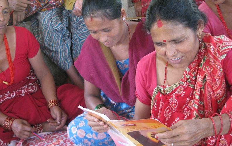 Nepali Women Reading