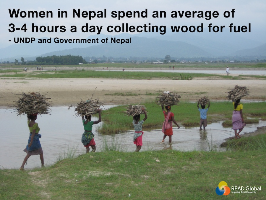 Women Collecting Wood