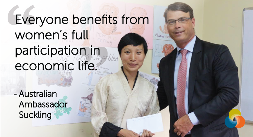 Ambassador gives Bhutan check