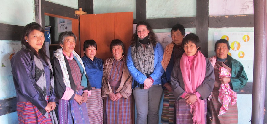 Kathryn in Bhutan